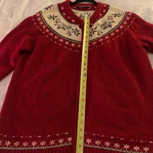 Croft & Barrow Vintage 90s Silk & Wool Blend Grandma Cottage Core Sweater - Picture 10 of 12